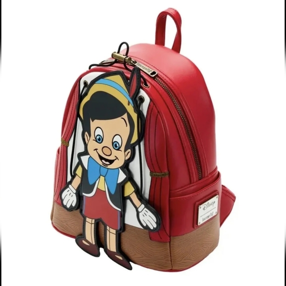Disney Loungefly Pinocchio Marionette Mini Backpack WDBK2238 - Picture 3 of 7